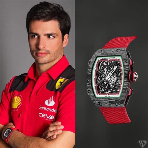 richard mille sainz|charles sainz watch.